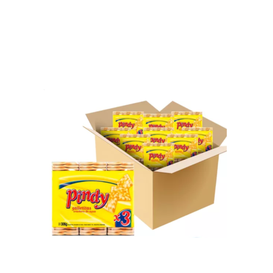 Galletas de agua Pindy Pack x 3
