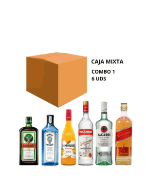 COMBO 1 CAJA MIXTA X 6 LICORES Y APERITIVOS