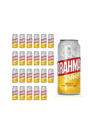 CERVEZA BRAHMA Pack x 24 latas 473cc